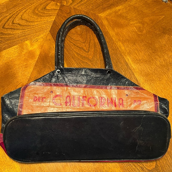 Vintage Hand Tooled Leather California Hand Bag - Picture 3 of 9